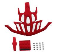 Imbottitura Casco Nolan, Rivestimento Interno per Elmetto Rosso | Spugna Traspirante, Assorbe il Sudore, Installazione Semplice, per Casco da Ciclismo Urbano e Mountain Bike Stile Casuale
