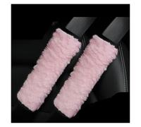 Imbottitura Coprispalle Per Auto In Pile Piccolo Caldo Invernale Decorazione Per Cintura Di Sicurezza 1/2 PC Interno Per Donna Proteggi Cintura(Light Pink 2PCS)
