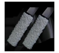 Imbottitura Coprispalle Per Auto In Pile Piccolo Caldo Invernale Decorazione Per Cintura Di Sicurezza 1/2 PC Interno Per Donna Proteggi Cintura(Gray 2PCS)