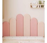 Imbottitura da parete 3D anti-collisione per bambini, pannelli autoadesivi blu per testiera del letto, protezione per parete, spessore 3 cm, perfetto per letti queen size, 1 pezzo