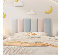 Imbottitura da parete anti-collisione, imbottita, morbida, per camera dei bambini, autoadesiva, rettangolare, protezione per le pareti per autismo