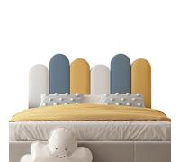 Imbottitura da parete anti collisione, pannelli imbottiti autoadesivi per camera da letto, testiera imbottita spessa 3,2 cm, pannello di protezione per bambini e autismo