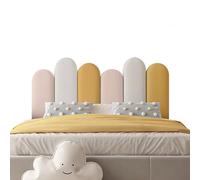 Imbottitura da parete anti collisione, pannelli imbottiti autoadesivi per camera da letto, testiera imbottita spessa 3,2 cm, pannello di protezione per bambini e autismo