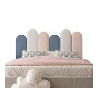 Imbottitura da parete anti collisione, pannelli imbottiti autoadesivi per camera da letto, testiera imbottita spessa 3,2 cm, pannello di protezione per bambini e autismo