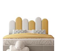 Imbottitura da parete anti collisione, pannelli imbottiti autoadesivi per camera da letto, testiera imbottita spessa 3,2 cm, pannello di protezione per bambini e autismo