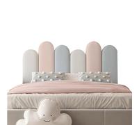 Imbottitura da parete anti collisione, pannelli imbottiti autoadesivi per camera da letto, testiera imbottita spessa 3,2 cm, pannello di protezione per bambini e autismo