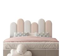 Imbottitura da parete anti collisione, pannelli imbottiti autoadesivi per camera da letto, testiera imbottita spessa 3,2 cm, pannello di protezione per bambini e autismo