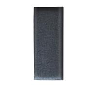 Imbottitura da parete anti-collisione spessa 3,2 cm, per bambini con autismo, in morbido lino, testiera imbottita e cuscini decorativi 3D, grigio scuro, 4 pannelli da parete sicuri per camera da letto