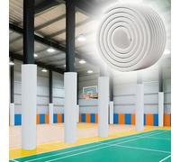 Imbottitura del Palo Copertura Avvolgente per Pali da Basket, Protezione per Parco Giochi, per Seminterrato, Anticollisione per Garage(White,10pcs)