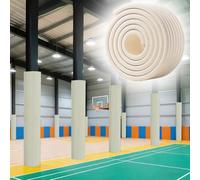 Imbottitura del Palo Copertura Avvolgente per Pali da Basket, Protezione per Parco Giochi, per Seminterrato, Anticollisione per Garage(Beige,10pcs)