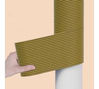 Imbottitura del Palo Imbottitura Morbida per Avvolgere il Palo Metallico, Cuscinetto Autoadesivo Anticollisione per Pali da Garage/Cantina, Cuscinetto di Protezione(Yellow,1pc)