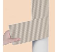 Imbottitura del Palo Imbottitura Morbida per Avvolgere il Palo Metallico, Cuscinetto Autoadesivo Anticollisione per Pali da Garage/Cantina, Cuscinetto di Protezione(Beige,10pcs)