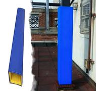 Imbottitura del Palo Imbottitura per Palo Quadrato Avvolgente in Schiuma per Esterno, Protettore 6 ft per Sport/Garage/Pali Tenda/Supporto Sacco Da Boxe/Protezione(Blue,2.5"x2.5" (6x6cm))