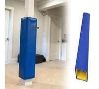 Imbottitura del Palo Rivestimento Autoadesivo per Palo Seminterrato Anti-Urto - Copertura Protettiva per da 7ft per Garage e Campo, Paraurti per Canestro Basketball(Blue,6.5"x6.5" (16.5x16.5cm))