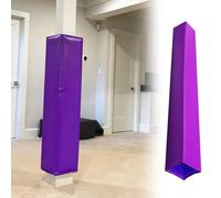 Imbottitura del Palo Rivestimento Autoadesivo per Palo Seminterrato Anti-Urto - Copertura Protettiva per da 7ft per Garage e Campo, Paraurti per Canestro Basketball(Purple,6.5"x6.5" (16.5x16.5cm))
