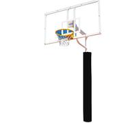 Imbottitura di sicurezza per palo rotondo, 220 mm, altezza 180 cm, cuscinetto protettivo per canestro da basket, resistente alle intemperie, per colonne del seminterrato, coperture nere durevoli per