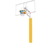 Imbottitura di sicurezza rotonda per canestri da basket, involucro protettivo alto 180 cm, cuscinetto imbottito per colonna per tutte le stagioni, giallo, diametro 220 mm, protezione durevole del palo