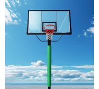 Imbottitura di sicurezza rotonda per canestri da basket, protezione per tutte le intemperie, colonne portatili per parchi giochi