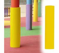 Imbottitura for Pali Rotondi for Tutte Le Stagioni, Copertura Avvolgente di Sicurezza for comunità/Parco Giochi, Protezione Anti-collisione Professionale(Yellow,Dia-4"/10.2cm)