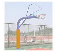 Imbottitura For Palo Da Basket Portatile, Imbottitura Di Sicurezza Resistente For Pali Rotondi, Copertura For Colonna Avvolge Il Palo Del Seminterrato, Facile Da Smontare(Orange,Diameter 8.7inch)