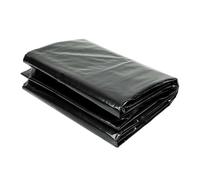 Imbottitura Impermeabile dello Stagno Dell'HDPE Nero, Membrana Impermeabile del Serbatoio dello Stagno dei Pesci All'aperto, Spessore 0.5mm, Impermeabile E Impermeabile(6x9m)