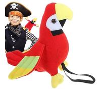 Imbottitura - - in costume da pirata, spalla morbida e durevole - accessorio di scena per abiti da pirata, giocattolo divertente per bambini | Giocattolo per pappagalli imbottito per e
