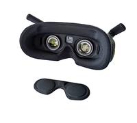 Imbottitura in Schiuma Compatibile per DJI AVATA Goggles 2 Schiuma Pad Spugna Maschera per gli Occhi Accessori per Droni Confortevole (Nero+copertura protettiva)