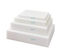 Imbottitura in schiuma per cuscini di divani, imbottitura in schiuma ad alta resilienza, schiuma bianca per tappezzeria per accessori per la casa, tagliabile (Bianco, Spessore-12cm)