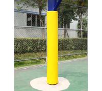 Imbottitura Pali Basket Imbottitura per Palo Tondo da Esterno, Imbottitura di Sicurezza per Pali Tondi da 6 a 20 cm, Cuscino Avvolgente per Colonna con Chiusura a Scatto(Yellow,Dia 6in(15.2cm) Pole)