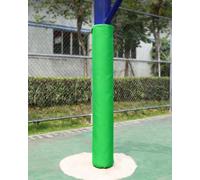 Imbottitura Pali Basket Imbottitura per Palo Tondo da Esterno, Imbottitura di Sicurezza per Pali Tondi da 6 a 20 cm, Cuscino Avvolgente per Colonna con Chiusura a Scatto(Green,Dia 7.5in(19.1cm) Pole)