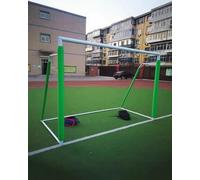 Imbottitura per asta, 4 imbottiture per porta da calcio per palo rotondo, altezza 2,1 m, protezione per pali da palestra, basket, protezione per giocatori, verde, diametro 22 cm