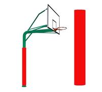 Imbottitura per bastoni da basket, design avvolgente, protezione per tutte le stagioni per campi da esterno e parcheggi