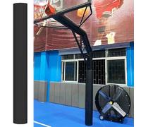 Imbottitura per bastoni da basket - Protezione in schiuma per la sicurezza in palestra, garage e cantina - Copertura imbottita in schiuma per protezione dagli urti e prevenzione delle lesioni