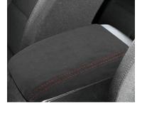 Imbottitura per bracciolo Copertura Protettiva Bracciolo Auto Controllo Centrale Interni Per Golf 6 Per MK6 2010 2011 2012 2013(Suede red thread)