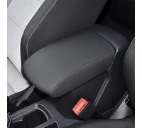 Imbottitura per bracciolo Copertura Protettiva Per Bracciolo In Microfibra Per Auto Per T-Roc Per Roc 2019 2020 2021 2022 2023(Black-thread)
