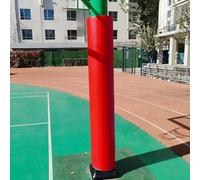 Imbottitura per canestro da basket, 1,8 m, in schiuma, per uso esterno, adatto per pilastri di diametro da 2,5 a 25,4 cm, ideale per cantine, garage, parchi giochi