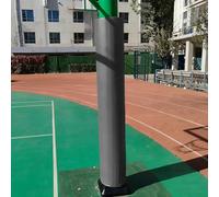 Imbottitura per canestro da basket - 1,8 m in schiuma per uso esterno, adatto per pilastri di diametro da 2,5 a 25,4 cm, ideale per cantine, garage e parchi giochi