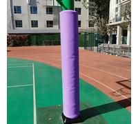Imbottitura per canestro da basket, 1,8 m, in schiuma, per uso esterno, adatto per pilastri di diametro da 2,5 a 25,4 cm, ideale per cantine, garage, parchi giochi