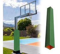 Imbottitura per canestro da basket da 182,9 cm, involucro durevole per bastoni, alberi e colonne, protezione stile boxe, adatto per diametro da 5 a 30,5 cm (verde, 25 x 25 cm)