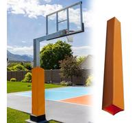 Imbottitura per canestro da basket da 182,9 cm, per pali da boxe, diametro da 15,5 a 30,5 cm, protezione per auto e alberi, copertura resistente per colonne arancione, 14 x 14 cm