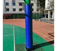 Imbottitura per canestro da basket, imbottitura in schiuma da 1,8 m, per uso esterno, adatta per pilastri di diametro da 2,5 a 25,4 cm, ideale per cantine, garage, parchi giochi