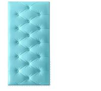 Imbottitura per cuscini da parete 70X35CM 3 PZ/SET 6 Carta da parati autoadesiva 3D in mattoni Pannelli in schiuma PE Adesivi parete impermeabile Decorazione for la casa(Blue-6pc-Set,70cmx 35cm x 8mm)