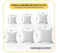 Imbottitura per Cuscini in Poliestere Anallergico - Varie Misure, Made in Italy - DIMENSIONI: 50 X 50