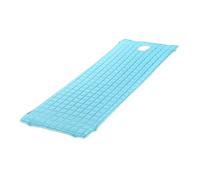 Imbottitura per materasso da tavolo con fascia elastica e foro per il respiro del viso per la casa, hotel, salone di bellezza, letto cosmetico - blu