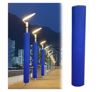 Imbottitura per pali da esterni, imbottitura morbida impermeabile per protezione contro le collisioni intorno ai pali della strada e ai pali della palestra, 1,8 m per la sicurezza del parco giochi