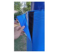 Imbottitura per pali rimovibile, 15,2 cm, rotonda, resistente alle intemperie, resistente agli urti, robusta copertura protettiva per colonne in metallo/legno/cemento (blu, altezza: 2,13 m, diamet
