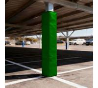Imbottitura per Palo da Basket Cuscino Per Palo di Supporto per Parcheggio Auto, 10x10 15x15 18x18 20x20 cm Quadrato Imbottitura per Palo Anticollisione, Protezione(Green,4"x4"/10x10cm)