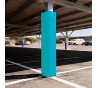 Imbottitura per Palo da Basket Cuscino Per Palo di Supporto per Parcheggio Auto, 10x10 15x15 18x18 20x20 cm Quadrato Imbottitura per Palo Anticollisione, Protezione(Blue B,6"x6"/15x15cm)