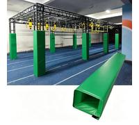 Imbottitura per Palo da Basket Imbottitura Completa per Palo Alto 183 cm per Palestra in Cantina, Cuscino Protettivo in Schiuma Spessa per Colonna Quadrata, Protezioni(Green,10.5"x10.5"(27x27cm))