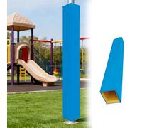 Imbottitura per Palo da Basket Imbottitura per Pali da Gioco per Esterni, Anticollisione, Protezione e Sicurezza per Bambini, Imbottitura Avvolgente per Pali(Blue B,7"x7"/18x18cm)